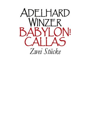 cover image of Babylon!--Callas